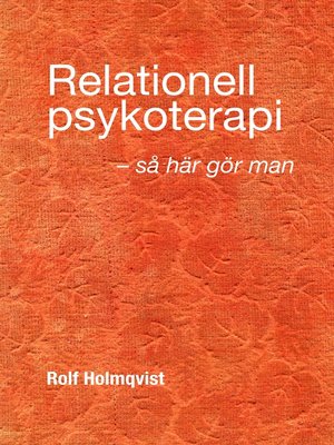 cover image of Relationell psykoterapi--så gör man